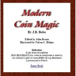 Modern Coin Magic by Jb Bobo