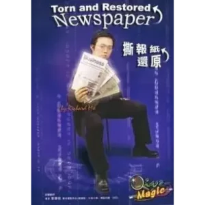 Newspaper Torn And Restored