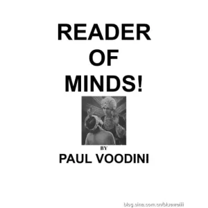Reader Of Minds by Paul Voodini