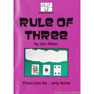 Rule Of Three by Jon Allen