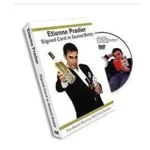 Signed Card In Sealed Bottle by Etienne Pradier