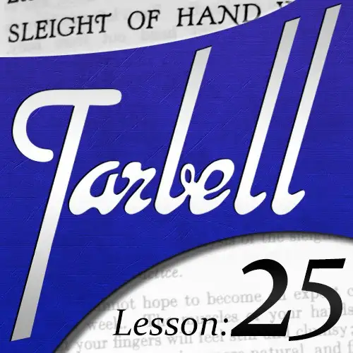 Tarbell 25 Sleight Of Hand With Cards by Dan Harlan