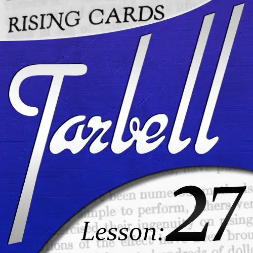 Tarbell 27 Rising Cards by Dan Harlan
