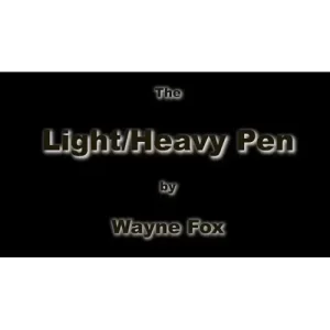 Light and Heavy Pen By Wayne Fox