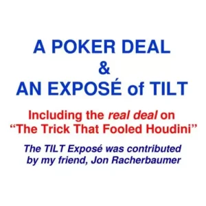 A Poker Deal & An Expose Of Tilt