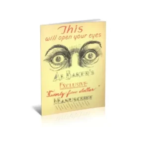 Al Baker’s Exclusive Twenty Five Dollar Manuscript by Al Baker