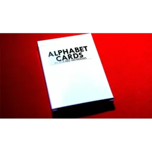 Alphabet Playing Cards Bicycle No Index by Printbymagic