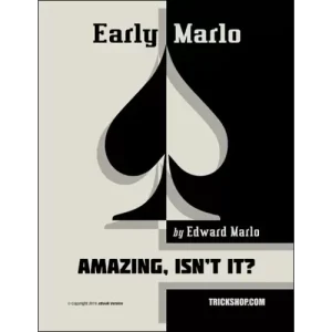 Amazing Isn’T It by Edward Marlo