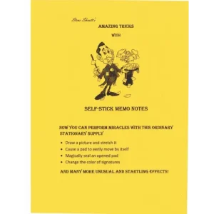 Amazing Tricks With Self-Stick Memo Notes by Steve Shrott