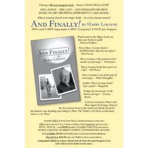 And Finally! by Harry Lorayne