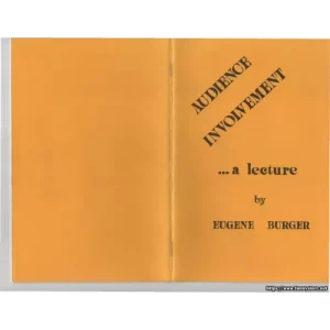 Audience Involvement Lecture by Eugene Burger