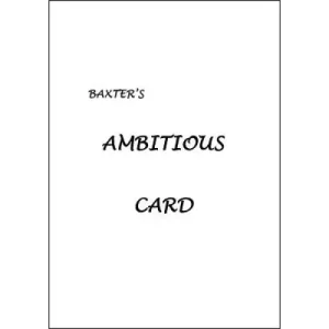 Baxter’S Ambitious Card by Ian Baxter