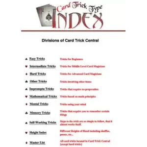 Best Of Cards by Cardtrick Central