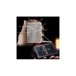 Bitcoin (Black) Playing Cards by Patrick Kun