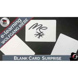 Blank Card Surprise by Wolfgang Riebe
