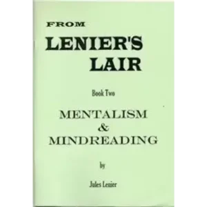 Book Two, Mentalism And Mindreading by Jules Lenier