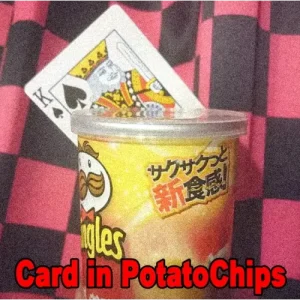 Card In Potato Chips by Tejinaya