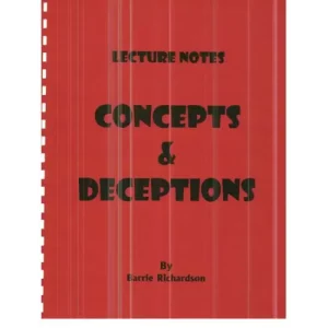 Concepts And Deceptions by Barrie Richardson
