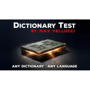 Dictionary Test by Max Vellucci