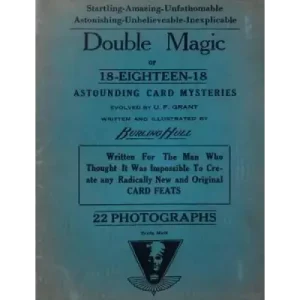 Double Magic With Cards (1St Edition 1935) by Burling Hull