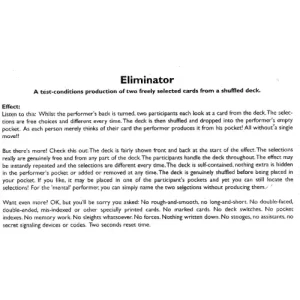 Eliminator by Marc Spelmann