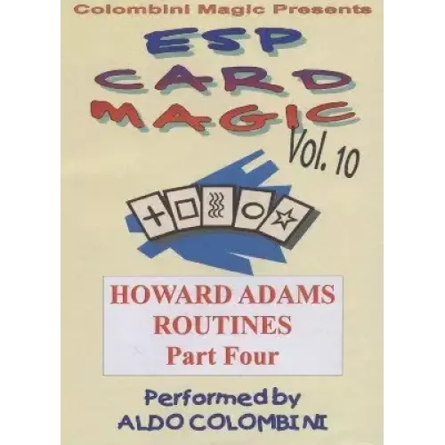 Esp Card Magic Vol. 10: Howard Adams Part 4 by Aldo Colombini