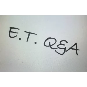 Et Q&A by R.W. Cosley