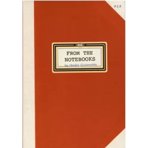 From the Notebooks by Helder Guimaraes #13