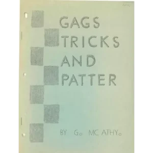 Gags Tricks And Patter (1936) by George Mcathy