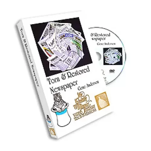 Gene Anderson - Torn & Restored Newspaper by Greater Magic Video Library Teach-In Sessions 4