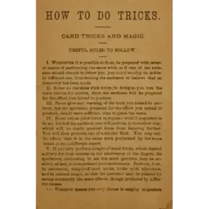 How To Do Tricks by A. Anderson