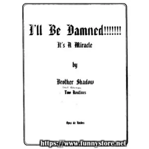 I’Ll Be Damned! It’S A Miracle by Brother Shadow