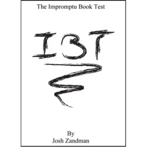 Ibt Impromptu Book Test by Josh Zandman