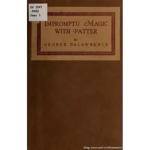 Impromptu Magic With Patter by George Delawrence