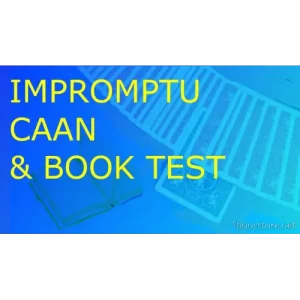Impromptu Caan And Book Test by Sujat Mukherjee