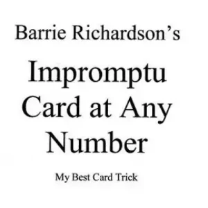 Impromptu Card At Any Number by Barrie Richardson