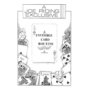 Invisible Card Routine by Joe Riding