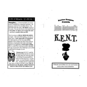 K.E.N.T. book Kenton Knepper