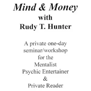 Mind And Money by Rudy Hunter