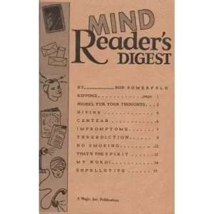 Mind Reader’s Digest by Bob Somerfeld