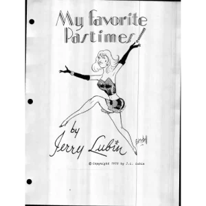 My Favorite Pastimes by Jerry Lubin