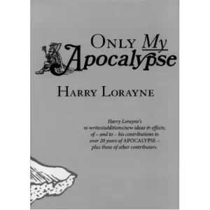 Only My Apocalypse by Harry Lorayne