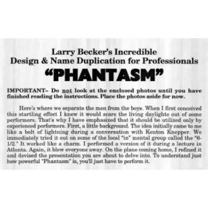 Phantasm by Larry Becker