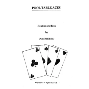 Pool Table Aces by Joe Riding