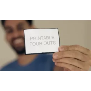 Printable Four Outs by Blake Vogt