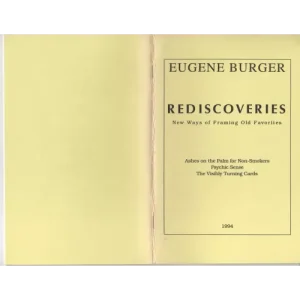 Rediscoveries by Eugene Burger
