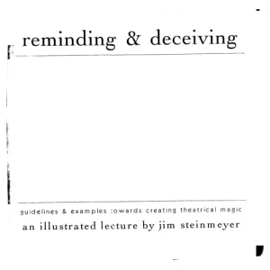 Reminding & Deceiving by Jim Steinmeyer
