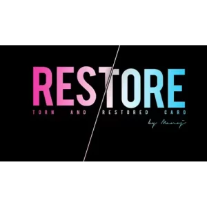 Restore Tnr Card by Manoj Kaushal