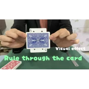 Ruler Through Card by Dingding