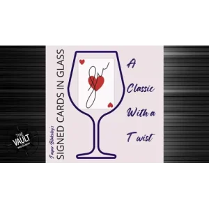 Signed Cards In Glass by Jasper Blakeley